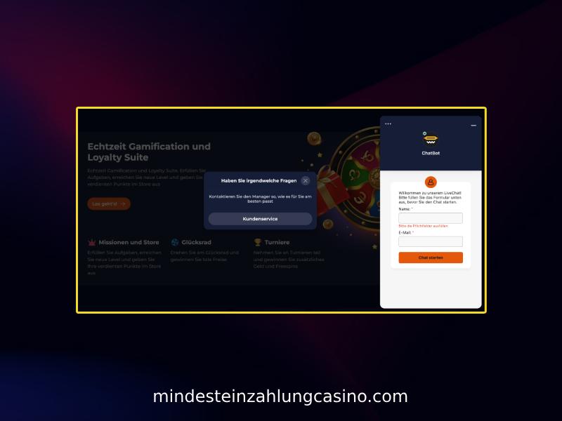 Kundenservice bei Nine Casino